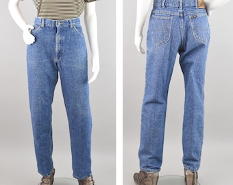 Vintage Lee Riders Blue Acid Wash 90s Jeans, Men's 33x32