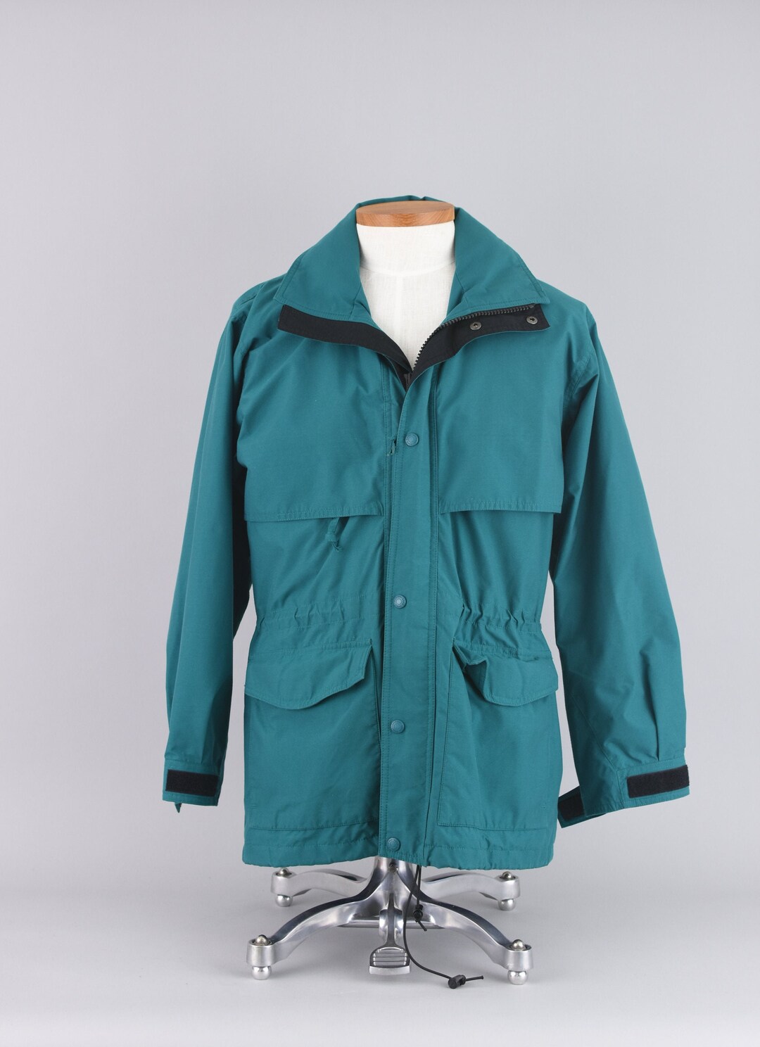 Vintage Eddie Bauer Raincoat Gore Tex Green Gorpcore Hiking - Etsy