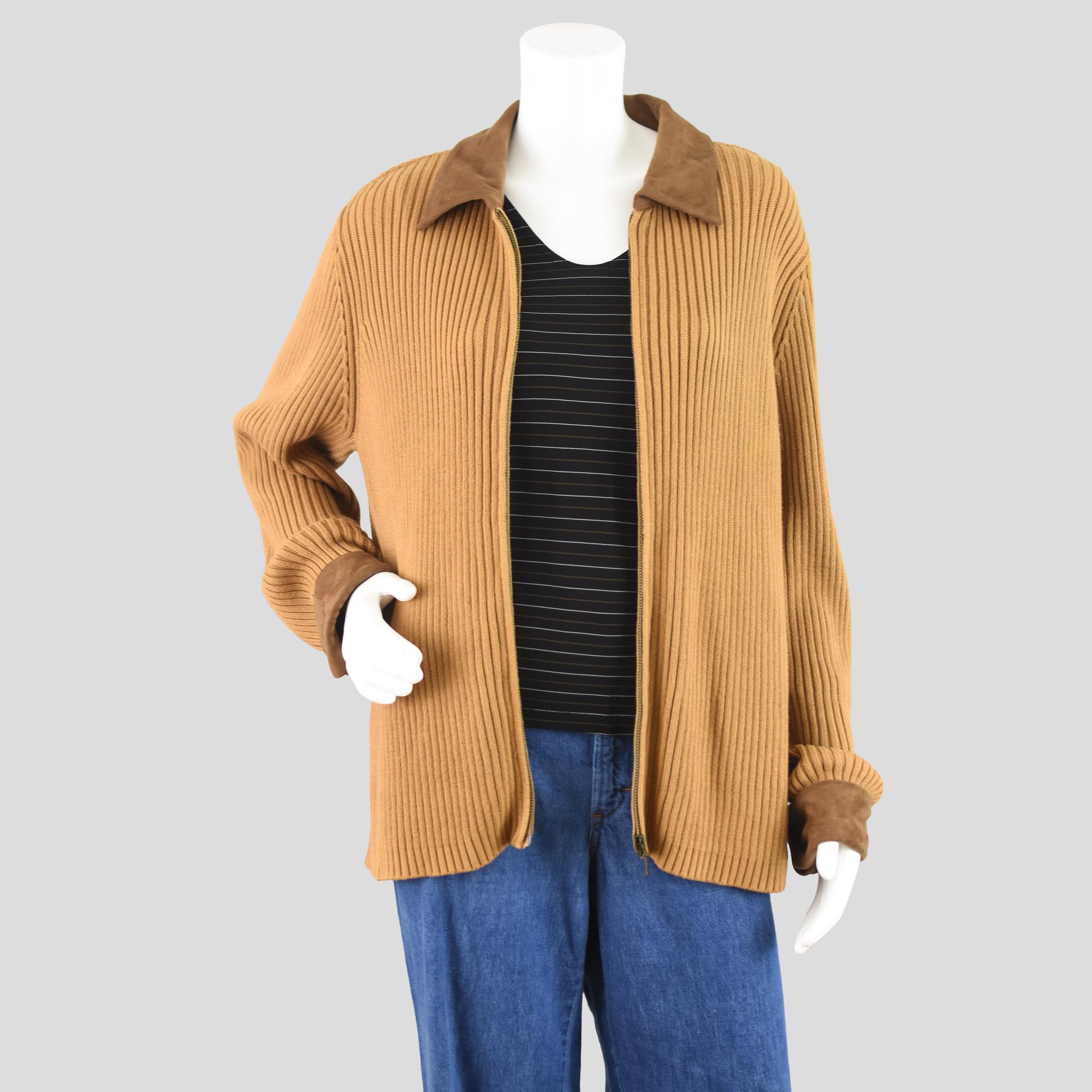 90s Zip up Cardigan - Etsy