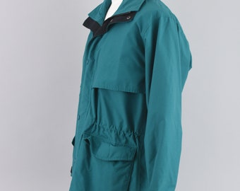Vintage Eddie Bauer Green Raincoat Gore Tex Windbreaker