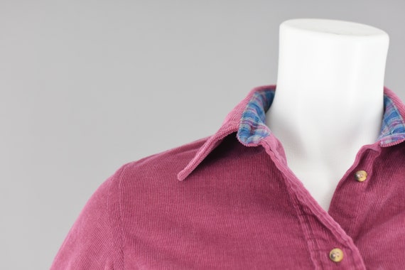 90s Corduroy Button Down Shirt, Vintage Woolrich … - image 3