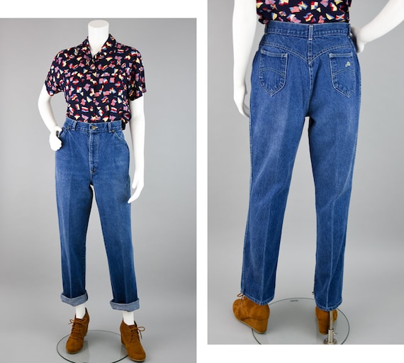 80s high waisted mom jeans