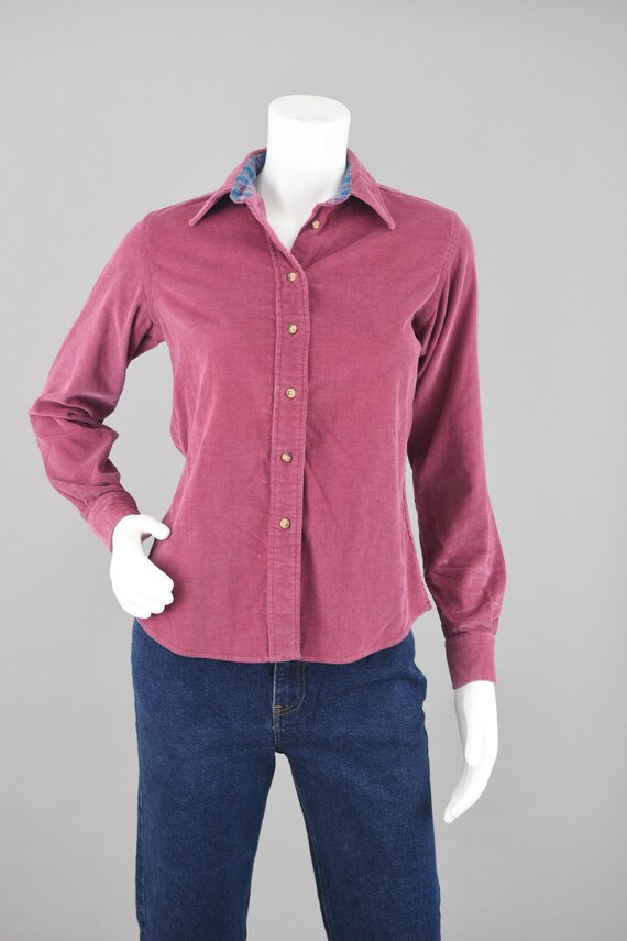 90s Corduroy Button Down Shirt, Vintage Woolrich … - image 2