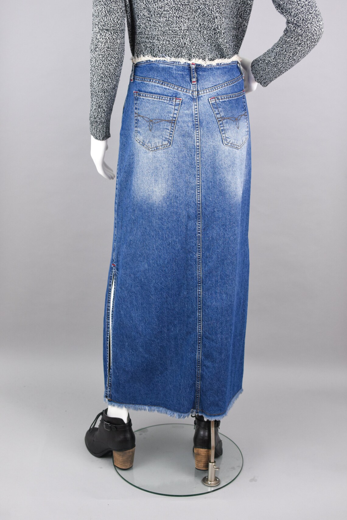long skirt low rise