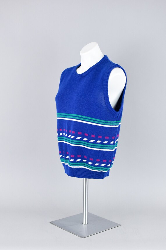 colorful sweater vest
