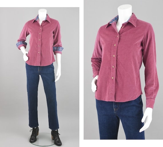 90s Corduroy Button Down Shirt, Vintage Woolrich … - image 1