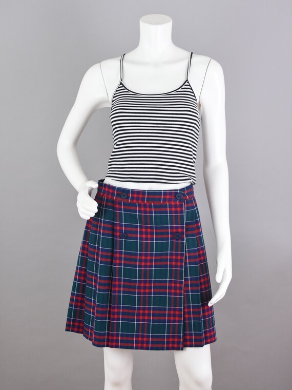 Tartan top skirt juniors