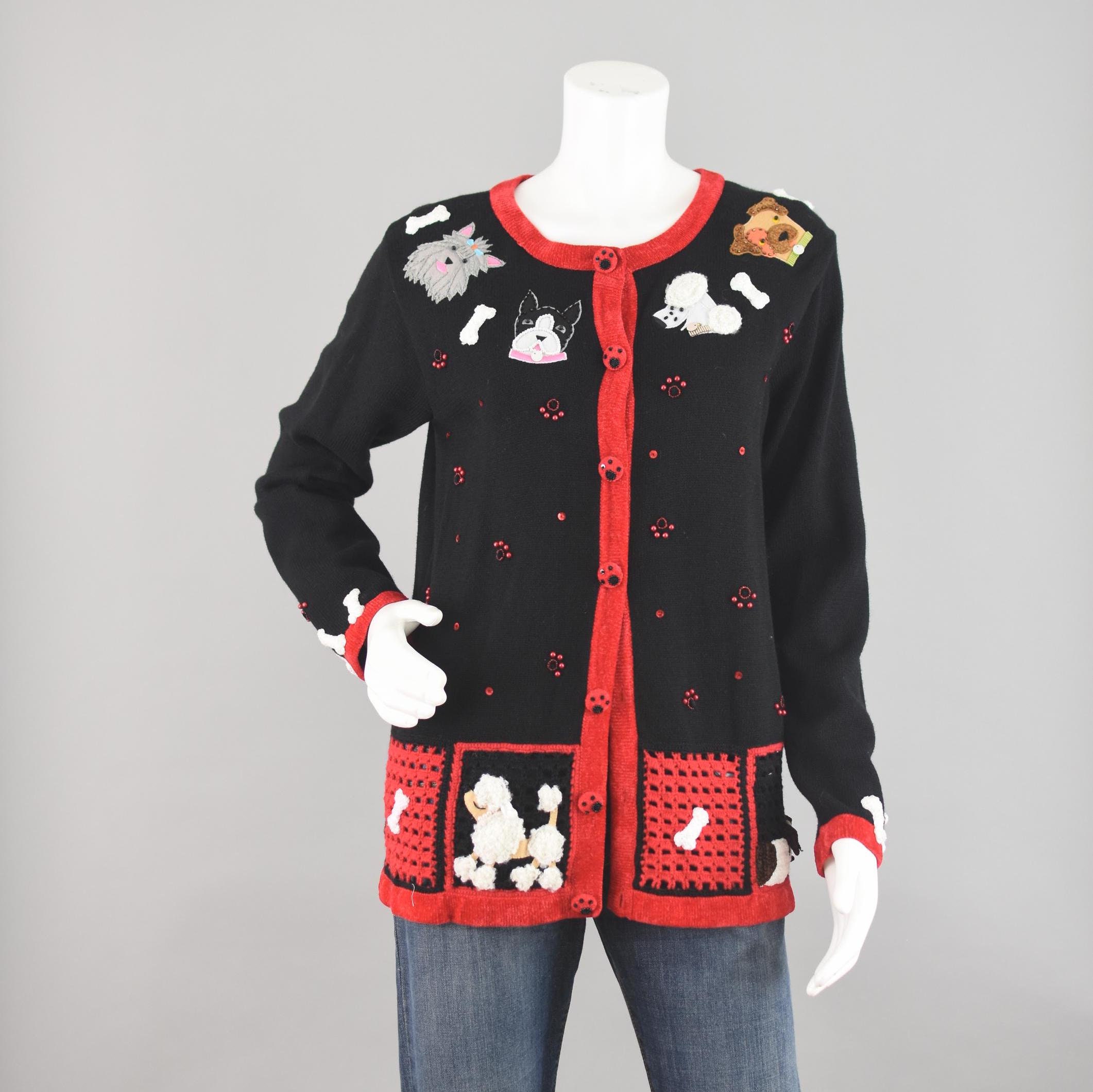 Poodle Cardigan - Etsy