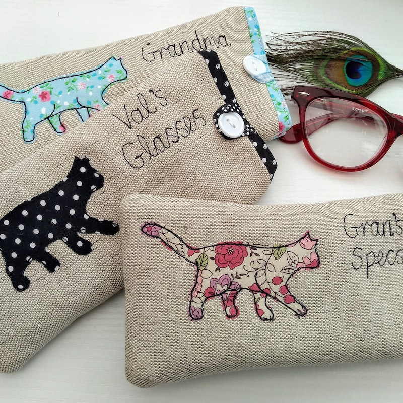 Cat Spectacles Cases - Etsy