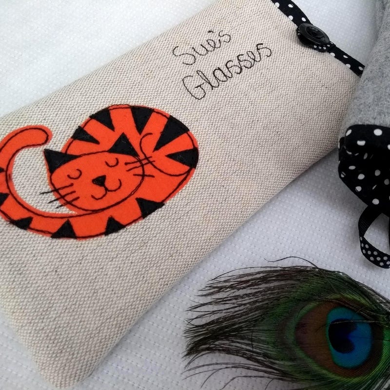 Cat Spectacles Cases - Etsy UK