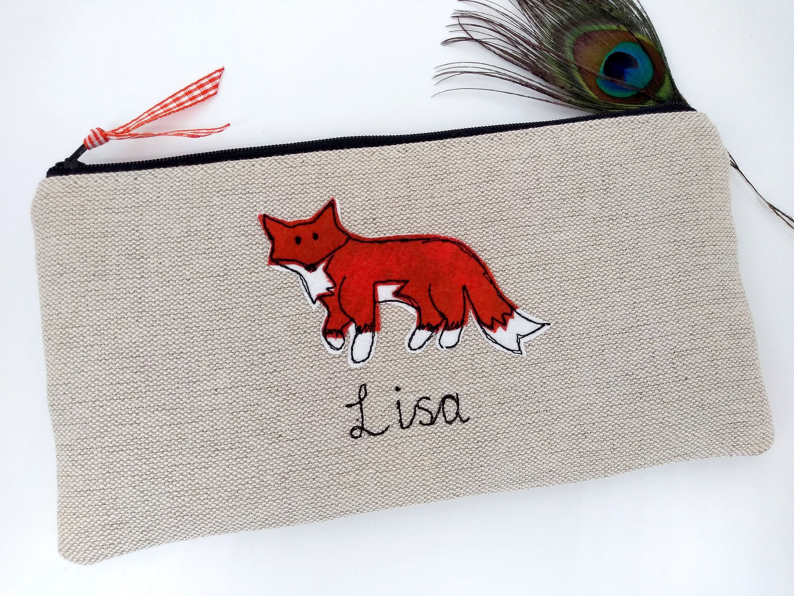 Grant Pencil Case in Dark Rose — Frankie & Coco PDX