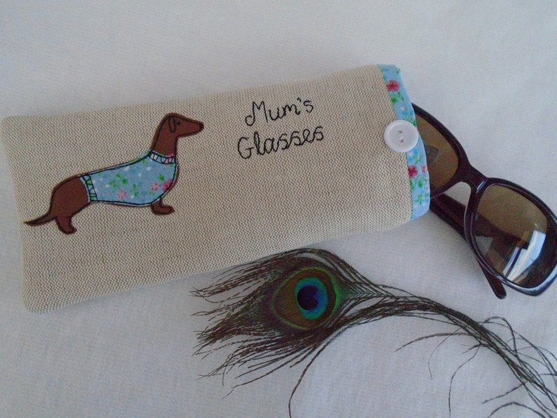 Personalised Dachshund Sausage Dog Glasses Spectacles Case Etsy UK