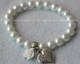 childrens flower girl bracelets