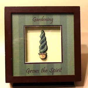 Gardening Grows the Spirit Shadowbox