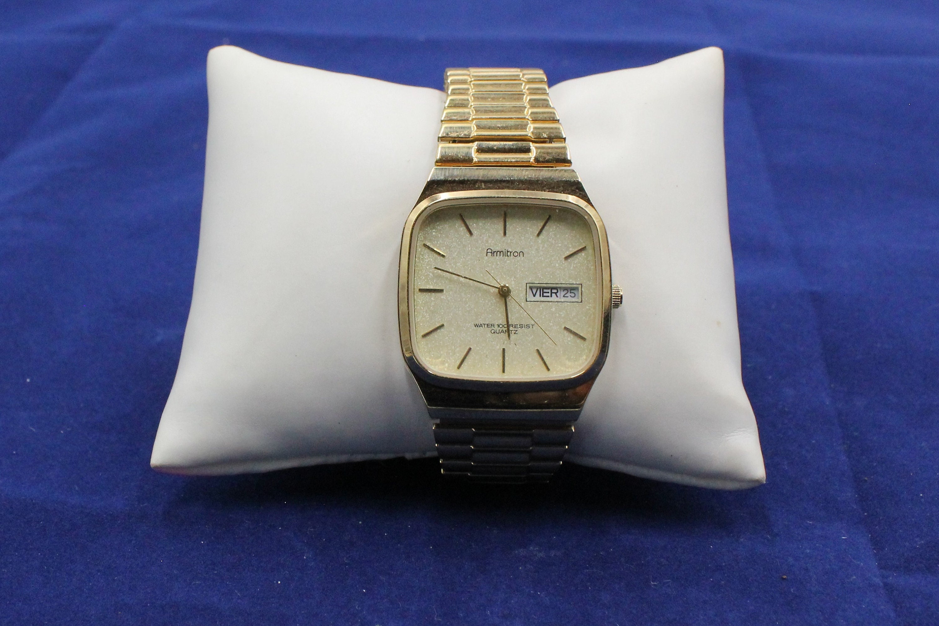 armitron watch water 100 resist quartz