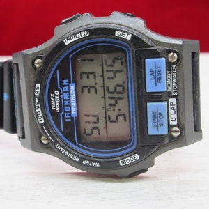 Vintage Timex Ironman Triathlon Wrist Watch Indiglo 90's - Etsy