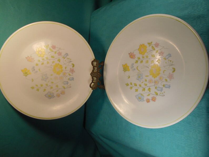Corelle Dinner Plates Set of Two Corelle 10 Inch Dinner Etsy