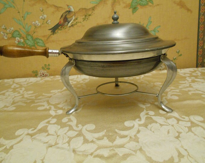 Chafing Dish Aluminum Vintage Chafing Pan Etsy