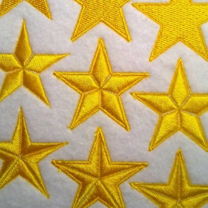 Five point star embroidery file