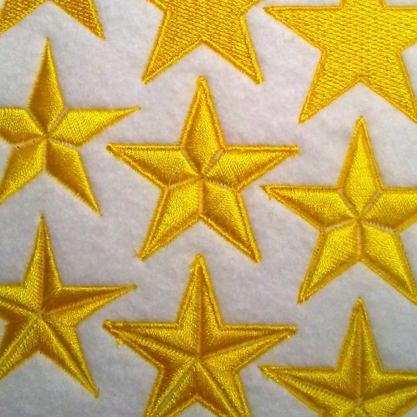 Five point star embroidery file