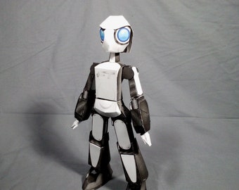 DIY Ephtaip ISSR robot jointed doll kit - Shifting Machinations feminine bot cardmodel