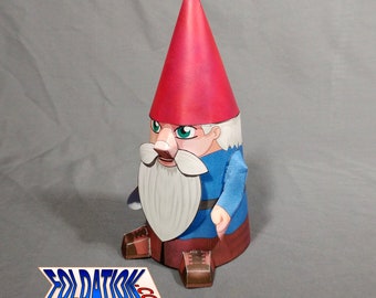 DIY Wichtel Modell - Folklore kleine Person mit Zipfelmütze Papiermodell