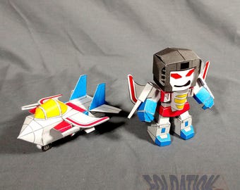 DIY Stellarbarf kit - pursuant robot aircraft cardmodel PDF download