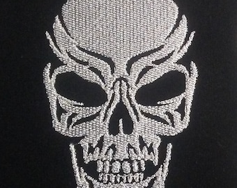 fierce skull embroidery files - tattoo-style skull embroidery designs