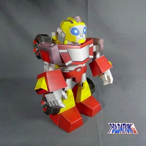 DIY Hurtspot cardmodel - Shifting Machinations quadrunner robot papercraft