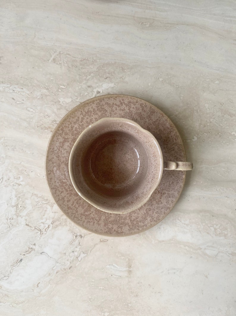 Vintage coffee espresso mugs and saucer set Set of 5. tea cup set