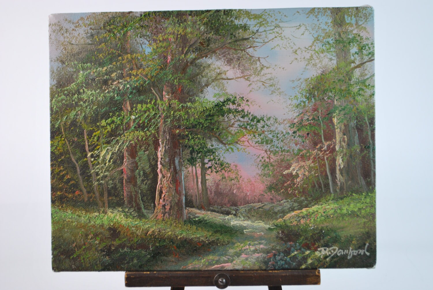 Vintage R. Danford Oil Painting on Canvas | Etsy