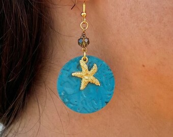 Handgefertigte Ohrringe mit Seestern-Anhänger – Schmuck inspiriert vom Meer