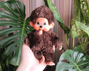 ヴィンテージ モンチッチ ブラウン ブルー アイ サム おしゃぶり