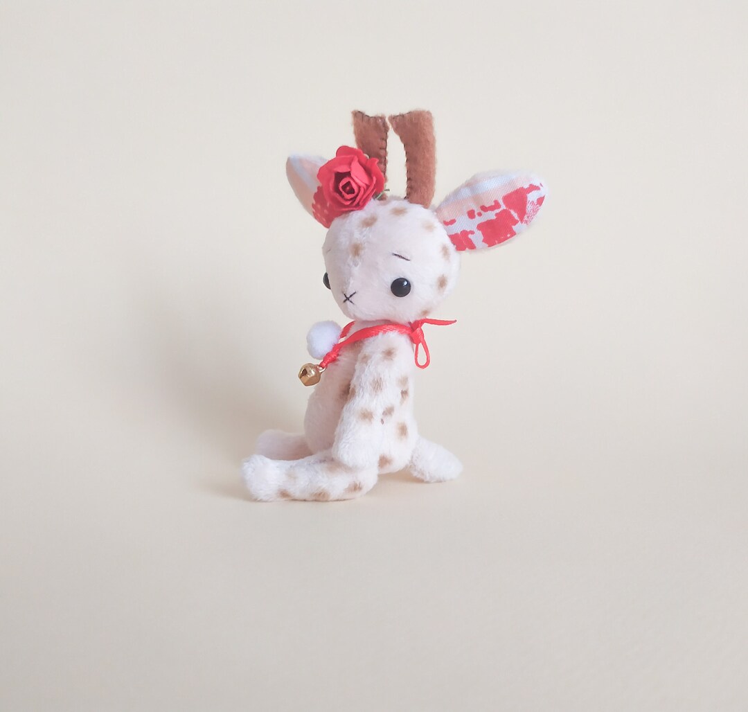 Sewn Deer Stuffed Soft Animal Plushie Teddy Toy. Gift for Birthday. Doe