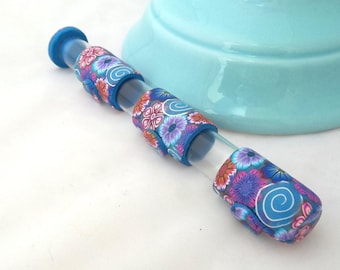 Handmade Mezuzah Case with Scroll, Modern Judaica, Jewish Wedding Gift