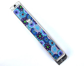 Mezuzah, Mezuzah Case, Kosher Mezuzah with scroll option, Jewish Housewarming Gift, Judaica Art, Bar Mitzvah Gift, Handmade Mezuzah