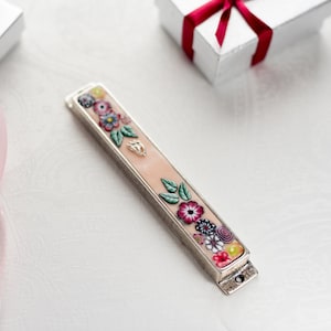 Ebraica, Mezuzah con opzione pergamena, Mezuzah, regalo di nozze ebraico, custodia per Mezuzah, regalo ebraico, Mezuzah fatta a mano, prodotto in Israele