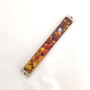 Mezuzah, Mezuza Case, Modern Mezuzah, Jewish Art, Mezuzah With Scroll, Judaica, Handmade Mezuzah, Jewish Wedding Gift, Bar Mitzvah, Israel