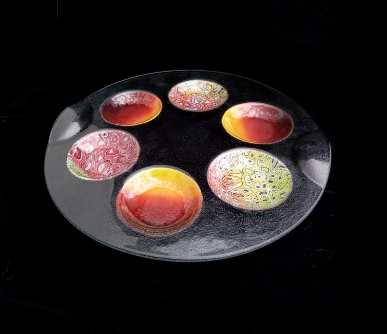 Seder Plate Serving Dish Passover Jewish Gift Pesach Etsy