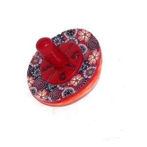 Hanukkah, Dreidel, Spinning Top, Polymer Clay Gifts, Jewish Art, Hanukkah Gift, Chanukka, Judaica Israel, Made In Israel, Hanukkah Décor