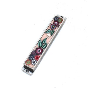 Mezuzah, Custodia per Mezuzah, Regalo Ebraico, Prodotto in Israele, Judaica Moderna, Mezuzah con opzione pergamena, Judaica, Mezuzah fatta a mano