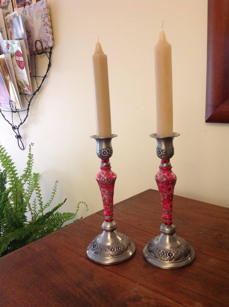 Table Decoration, Candlestick, Candle Holders, Candle Holder Set, Jewish Gift, Shabbat Candlesticks, Judaica, Jewish Housewarming Gift image 8