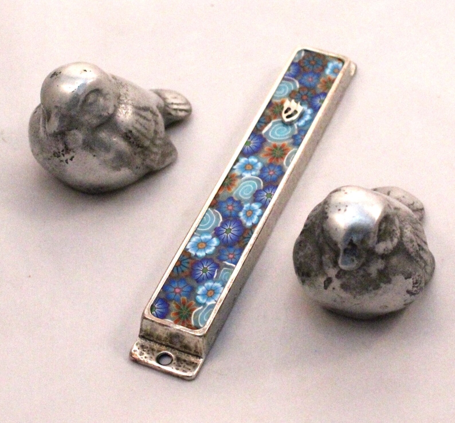 Kosher Mezuzah With Scroll Modern Mezuzah Judaica Art - Etsy