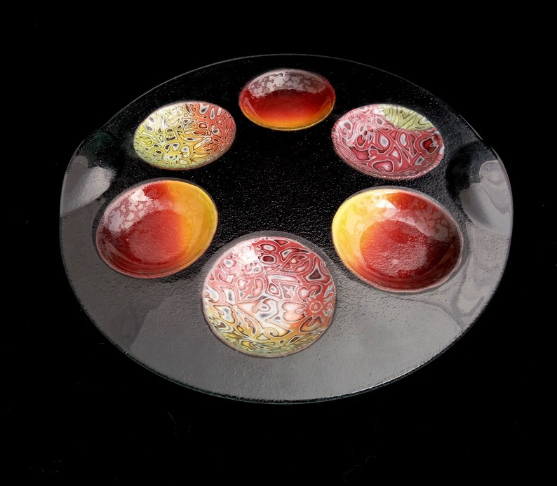 Seder Plate Serving Dish Passover Jewish Gift Pesach Etsy