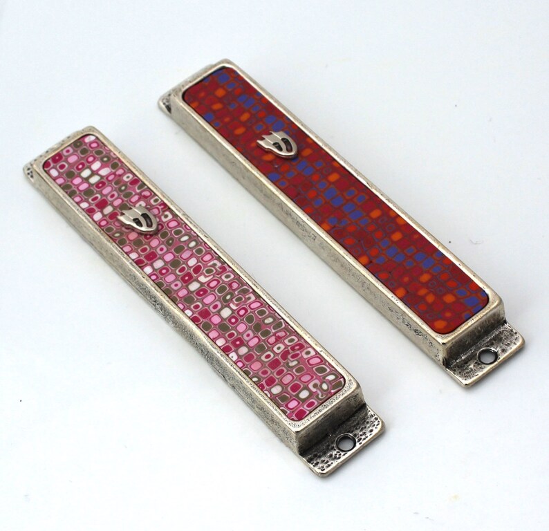 Mezuzah With Scroll Mezuzah Case Judaica Jewish Wedding Etsy