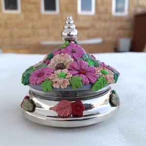 Honey Jar or sugar Dish - Rosh Hashanah sweet year blessing