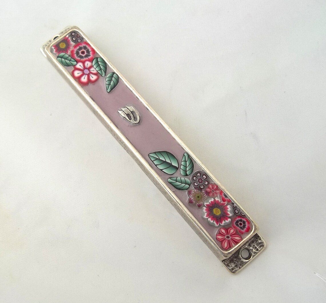 Mezuzah With Scroll Mezuzah Gift Judaica Mezuzah Art | Etsy