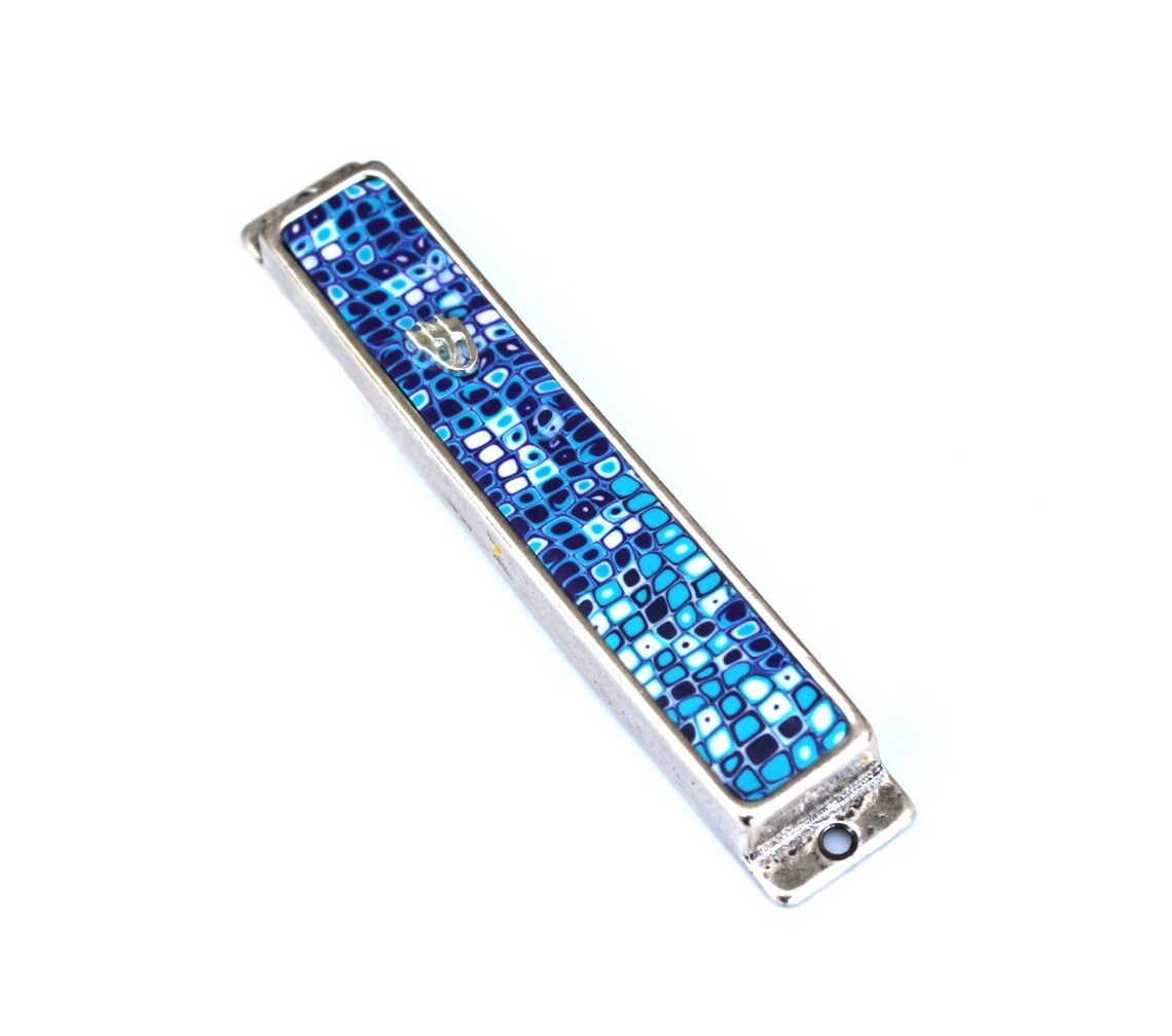 Mezuzah With Scroll Mezuzah Gift Judaica Mezuzah Case Etsy