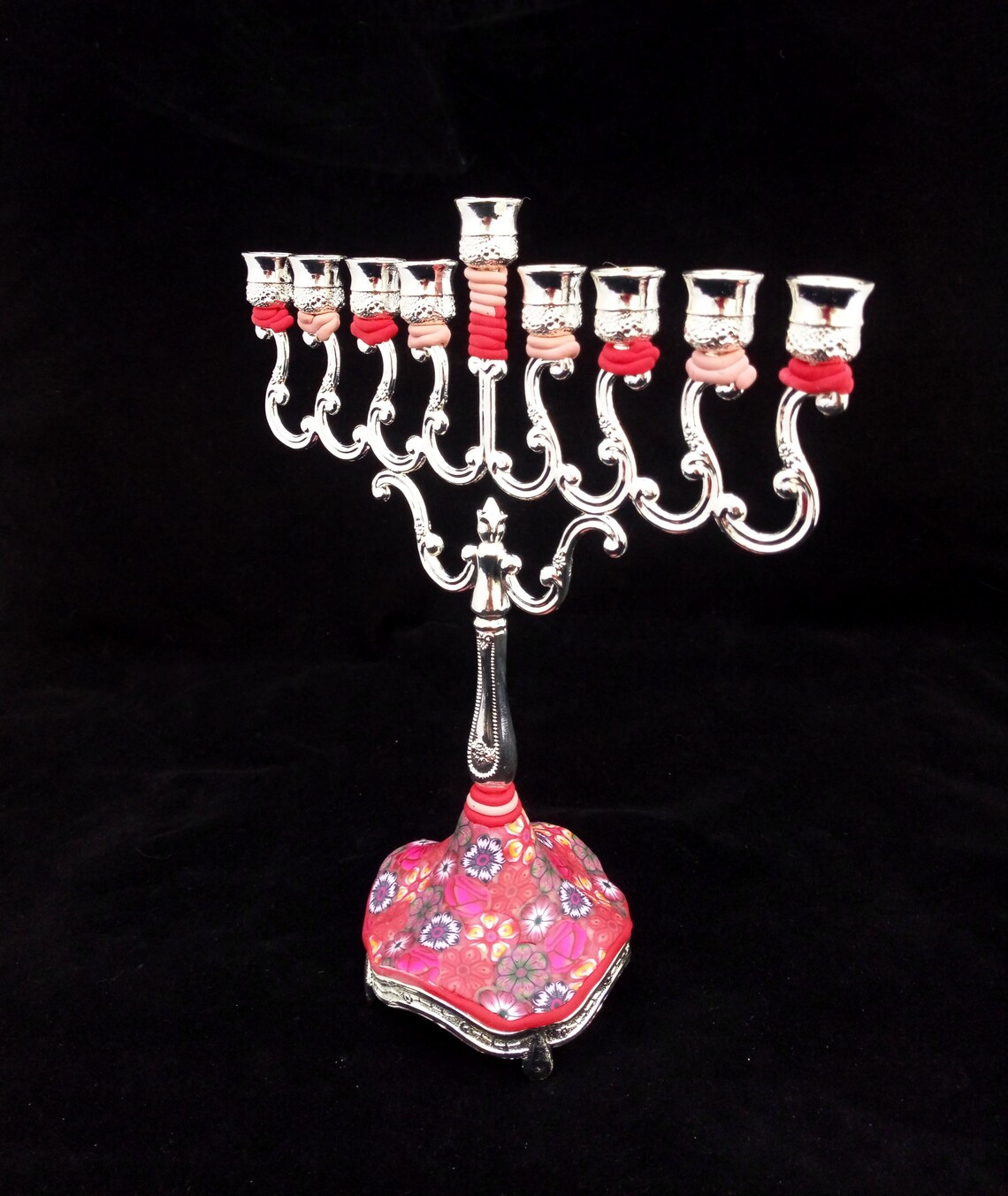 Menorah Candle Holder Hanukkah Gift Chanuka Judaica Jewish Etsy