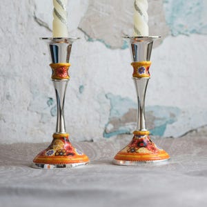 Candle Holders, New Home Gift, Candle Stick, Jewish Gift, Wedding Candles Holder,Judaica, Shabbat Candle Holder, Candle Centerpiece, Israel